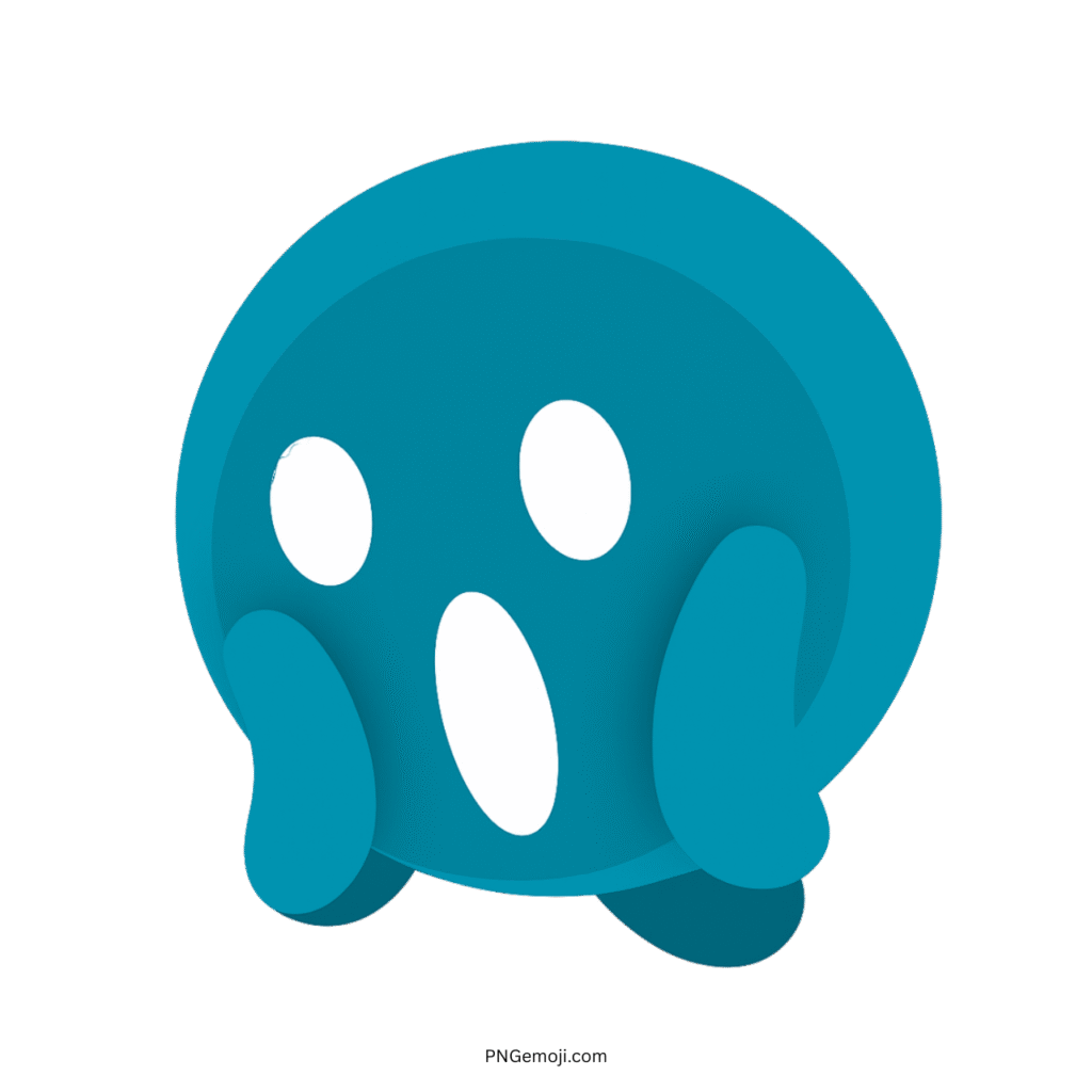 eal "Scream" TikTok emoji with wide eyes and open mouth, showing surprise.