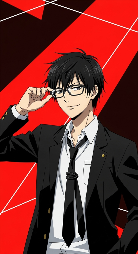 Haven&rsquo;t You Heard I&rsquo;m Sakamoto anime wallpaper featuring cool stylish character in school uniform